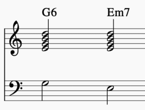 G6 oder Em7?