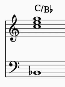 C/Bb Slash-Akkord