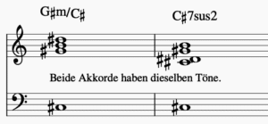 G#m/C# oder C#7sus2?
