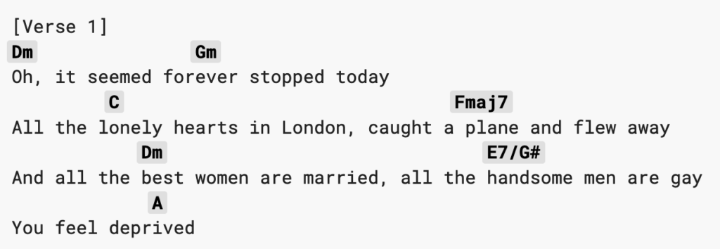 Supreme Akkorde mit Zwischendominante E7