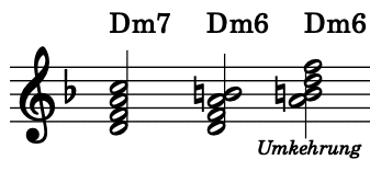 Dm7 und Dm6